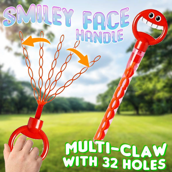 5-Claw Smiley Bubble Stick