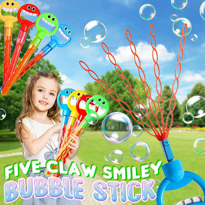 5-Claw Smiley Bubble Stick