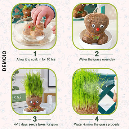Demoio™ Grass Head Doll