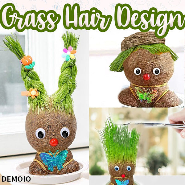 Demoio™ Grass Head Doll