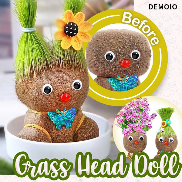 Demoio™ Grass Head Doll